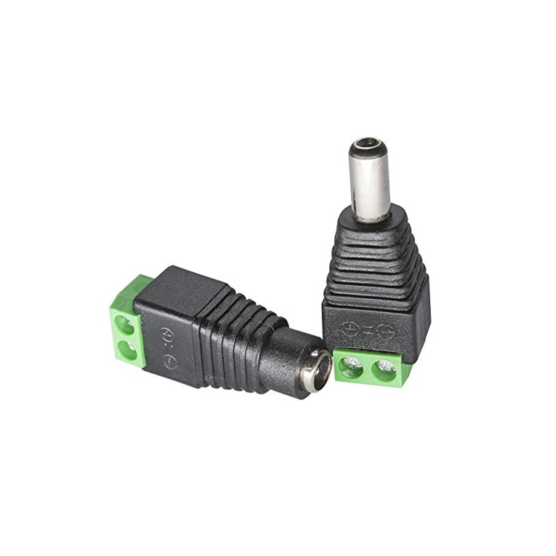 Barril macho y hembra conector Plug 5.5 mm x 2.1