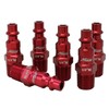 ColorFit by Milton Coupler & Plug Kit - (M-Style, Red)