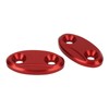 2pcs Motorcycle Rearview Mirror Base Cover Aluminum Alloy Windscreen Mirror