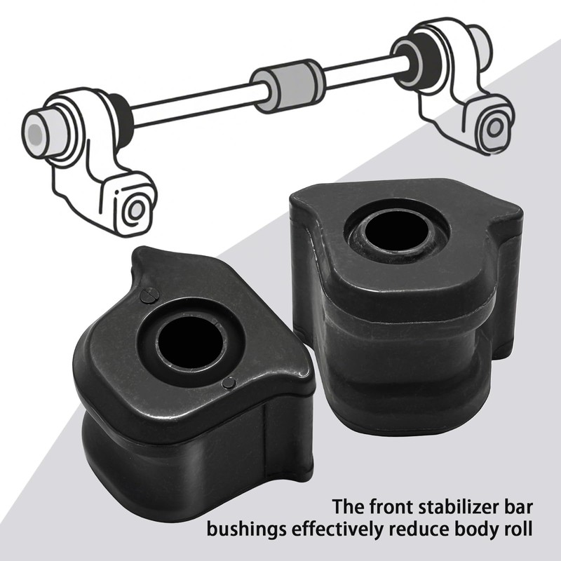 JUUDDENPARTS 2 Pcs 4881547020 Front Stabilizer Bar Bush Kit, Replacement