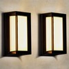 Degruand LED Modern Outdoor Wall Light 18W Rectangular,1800LM Bright Porch