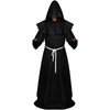 Sintege Mardi Gras Monk Costume Medieval Monk Robe Renaissance Priest