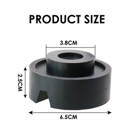 1 Piece Car Jack Rubber Pad, Car Lifting Platform Rubber Pad, Electric Car Lifting Platform Accessories, Car Tuning Auxiliary Equipment, Jack Adapter, Suitable for Most Cars