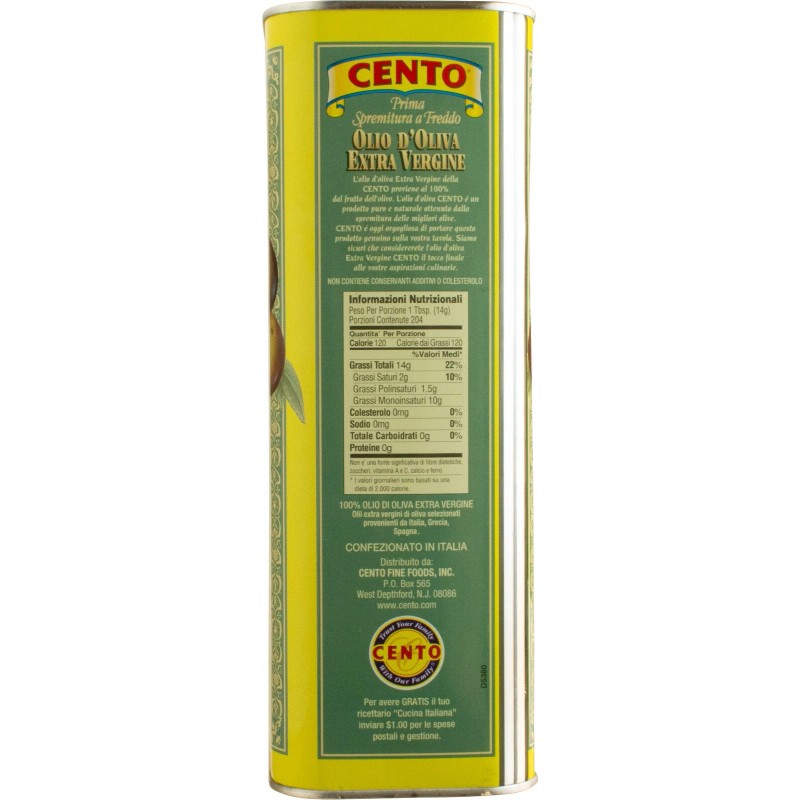 Cento Extra Virgin Olive Oil (CENTO) 3L