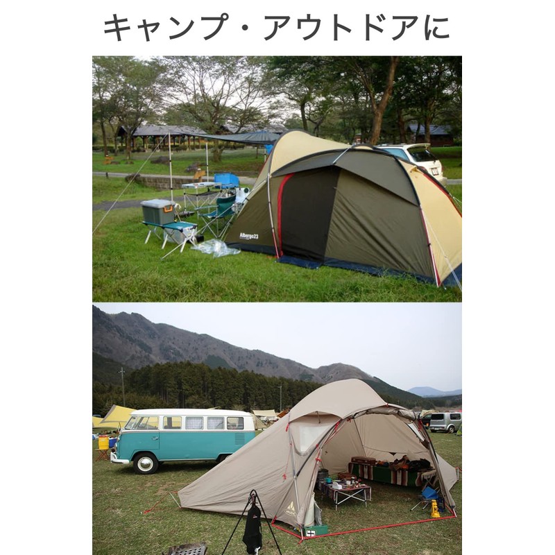 wumio Alligator Clip Tent Clip Black Set of 3 Tarp