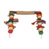 Bird Swing Toy Colorful Beak Grinding Parrot Chewing Perch Toy