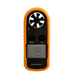 Wolfride Digital Anemometer, Handheld Wind Temperature Measurement, Waterproof, High Precision, Easy Operation, Small, Anemometer, Wind Speed Measurement, LCD Backlight, Outdoor Work, Fisheries,