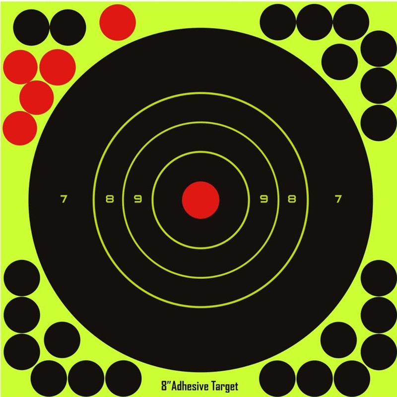 50PCS Self Adhesive Shotboard 8 inch Shooting Board Shooting Practice