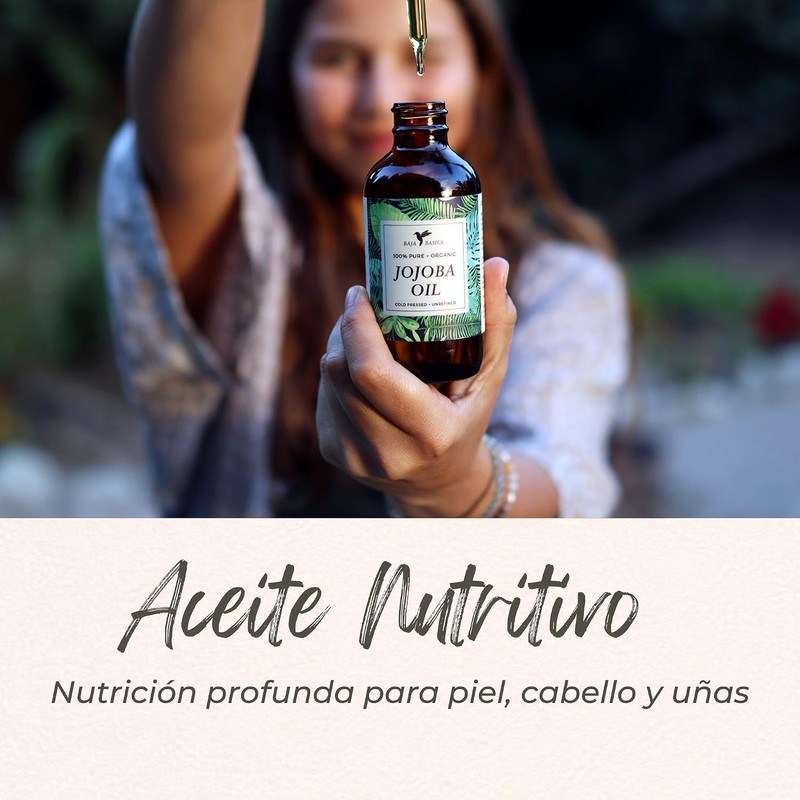 Aceite de Jojoba Orgánico 120 ml – Hidratación profunda para