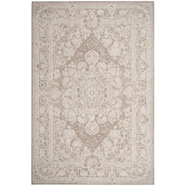 SAFAVIEH Reflection Collection Accent Rug - 4' x 6', Beige & Cream, Vintage Distressed Design, Non-Shedding & Easy Care, Ideal for High Traffic Areas in Entryway, Living Room, Bedroom (RFT664A)
