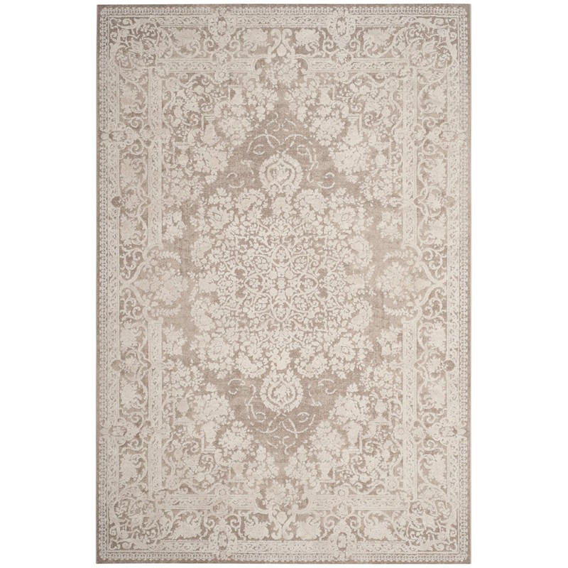 SAFAVIEH Reflection Collection Accent Rug - 4' x 6', Beige