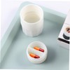 IWOWHERO 2Pcs Portable Pill Cutter Convenient Medication Divider for Home
