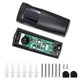 Wonvify Pair of Infrared Sensors for Automatic Garage Openers, Light Barrier 12 V/24 V AC DC for Automatic Garage Opening