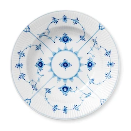 Royal Copenhagen 1017196 Blue Fluted Plain Deep Plate, 9.1 inches (23 cm)