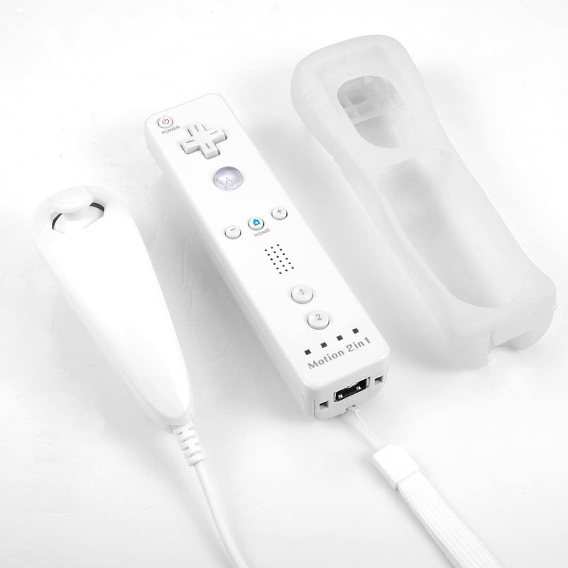 FISUPER Remote Controller with Motion Plus for Wii, 2 in