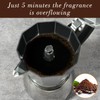 LAOION Stovetop Espresso Maker, 6Cup Moka Pot, Espresso Machine Compatible