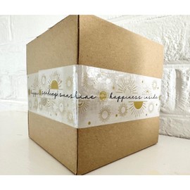 Mailed It Designer Sending Sunshine© Packing Tape, Cute Packaging Tape for Small Business Shipping, Bulk Roll 2" x 330 Ft