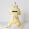 Hdwk&Hped Soft Cotton Dog Pajamas for All Seasons, Striped Solid
