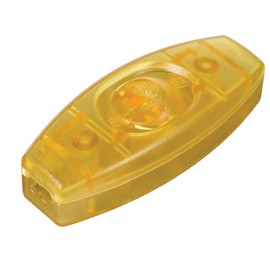 B&P Lamp® Gold in Line Feed Through Rocker Switch