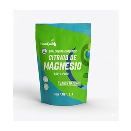 Citrato de Magnesio en Polvo | 1 kg | Aporte Nutricional para Dietas Balanceadas | Suplemento Alimenticio IsaaQuim