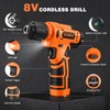 157-Piece Tool Set, 8V Cordless Drill Set, Hand Tool Kit