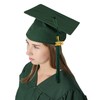 GraduationMall Matte Graduation Gown Cap Tassel Set 2021 for High