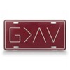 God is Greater Than The Highs and Lows License Plate,