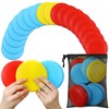 Tasdurian 18 Pcs Mini Flying Disc Game Set 4.6" Interactive