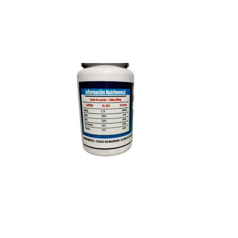 Magnesio Complex, 8 Elementos, Citrato, Gluconato, Oxido, Malato, L-Treonato, Taurato