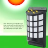 Solar Flame Wall Light Decorative LED Outdoor Wall Lamp IP65
