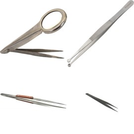 FindingKing Jewelers Loupe 6X Magnifying Glass Tweezers Beading Craft Hobby Repair Tools