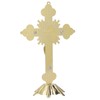 Metal Enamel Crosses Enamel Coating Anti Rust Gold White Crosses