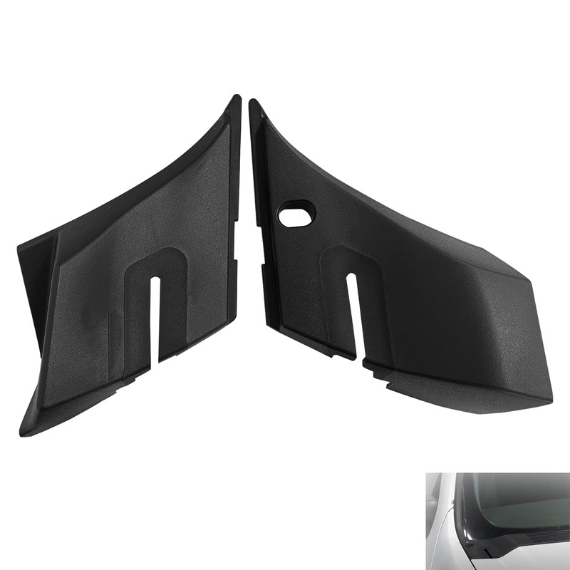 LYZNB Windshield Wiper Cowl End Panel fit for Chevy Silverado