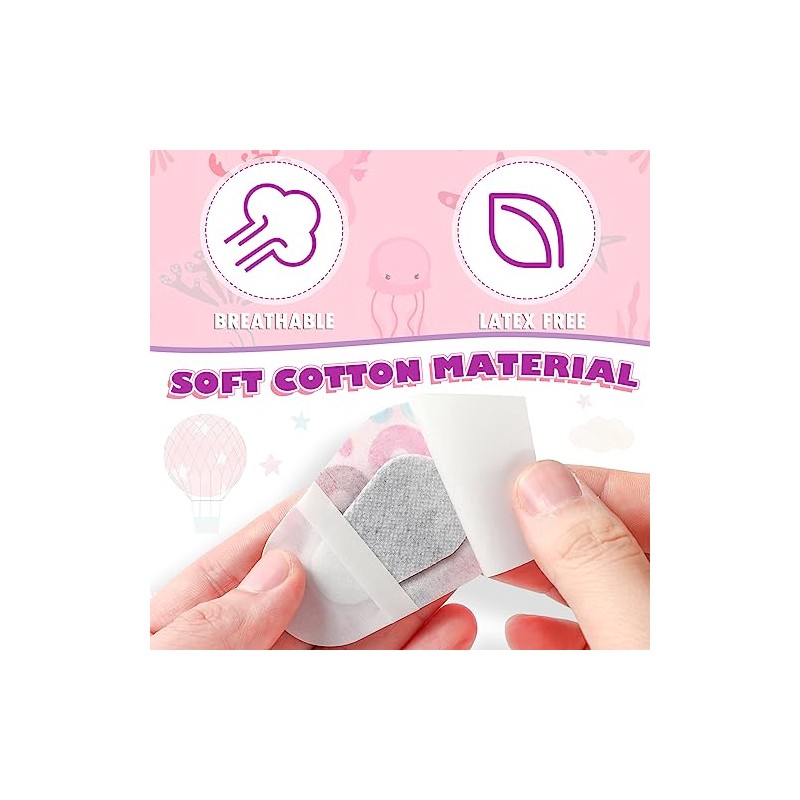 Panelee 60 Parches Adhesivos de Ojos para Niños Parches para