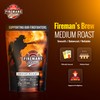 Firemans Brew Medium Roast Coffee – Bold & Robust Ground