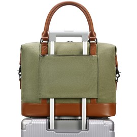 Bluboon Women Ladies Weekender Bag Overnight Carry-on Tote Duffel in Trolley Handle