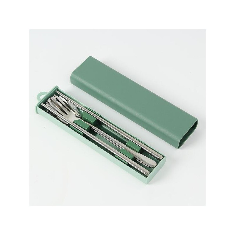 Artbox/Withmarket Cooking Home & Gourmet Portable Cutlery Set (Green +