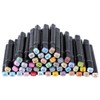 48 Colors Alcohol Oily Double Head Art Marker Pen Sketch