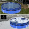 Waterproof Winter Pool Cover, Multifunctional Round Tarp for Above Ground