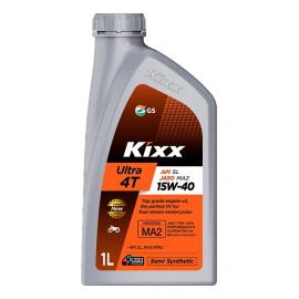 Aceite Moto Semi-sint. Kixx Ultra 4t Sl/ma2 15w-40, 1l/2p