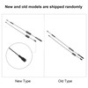 2Pcs RC Antenna, Black Metal Decoration Accessory Parts Simulation Antenna