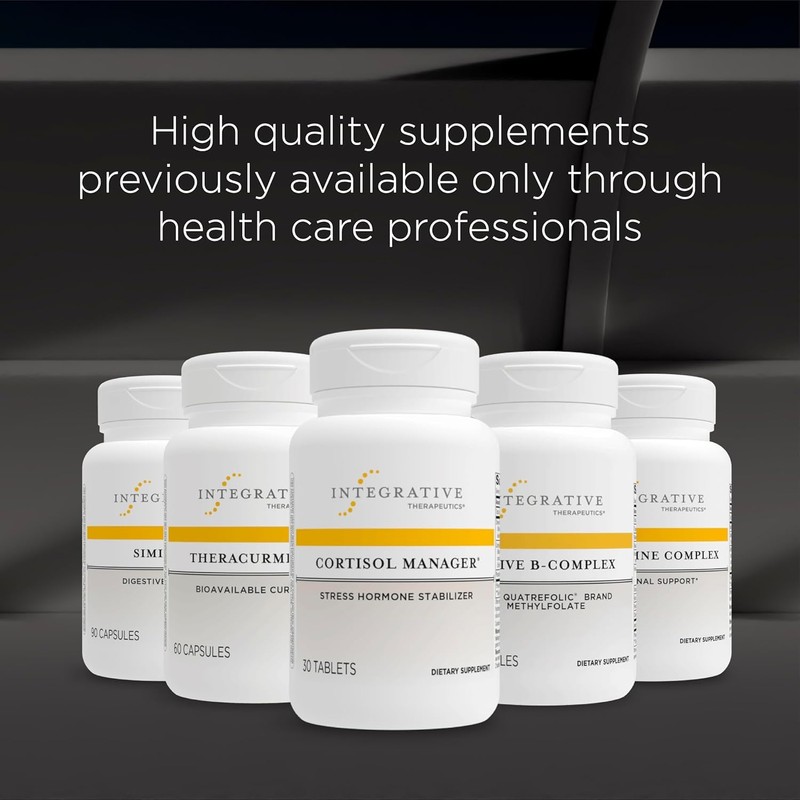 Integrative Therapeutics Integrative Therapeutics-Cortisol Manager-30 Tablets and Magnesium Glycinate-120 Tablets