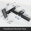 FTLKIBMD Adjustable Headboard Bracket Kit – 2 Pack Heavy Duty