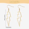 Lusofie Lightning Bolt Earrings Gold Lightning Earrings 80s Punk Flash