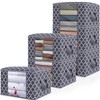 WISELIFE Storage Bags, Large Blanket Clothes Organization and Storage Containers