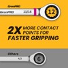 GRENPRO Ratcheting Wrench Set Metric and Standard & SAE, 21pc