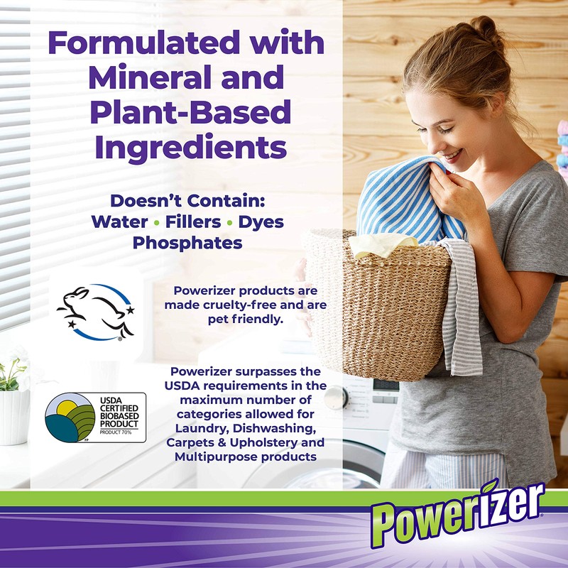 Powerizer Complete Laundry Powder Detergent & Multipurpose Cleaner | 1