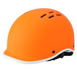 Tlamee Kids Bike Helmet, 2 Size Adjustable for Children Ages 3-5-8-14 Year Old, Youth Boys & Girls Bicycle Skateborad Scooter Helmets Orange S