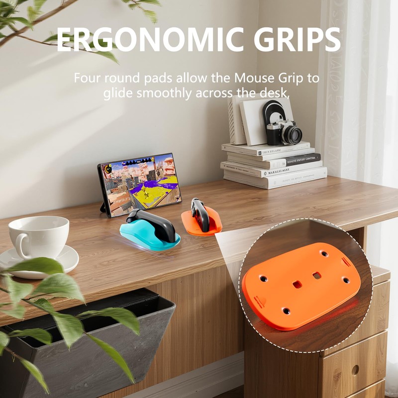 2 Pack Ergonomic FPS Mouse Grip for Nitendo Switch 2