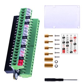 Rasp-Pi Micro GPIO Terminal Strip Breakout Board Module Binghe Mini Terminal Extension Card Raspberry Pi Extension Board Micro Connector for Raspberry Pi 4B/3B+/3B/2B